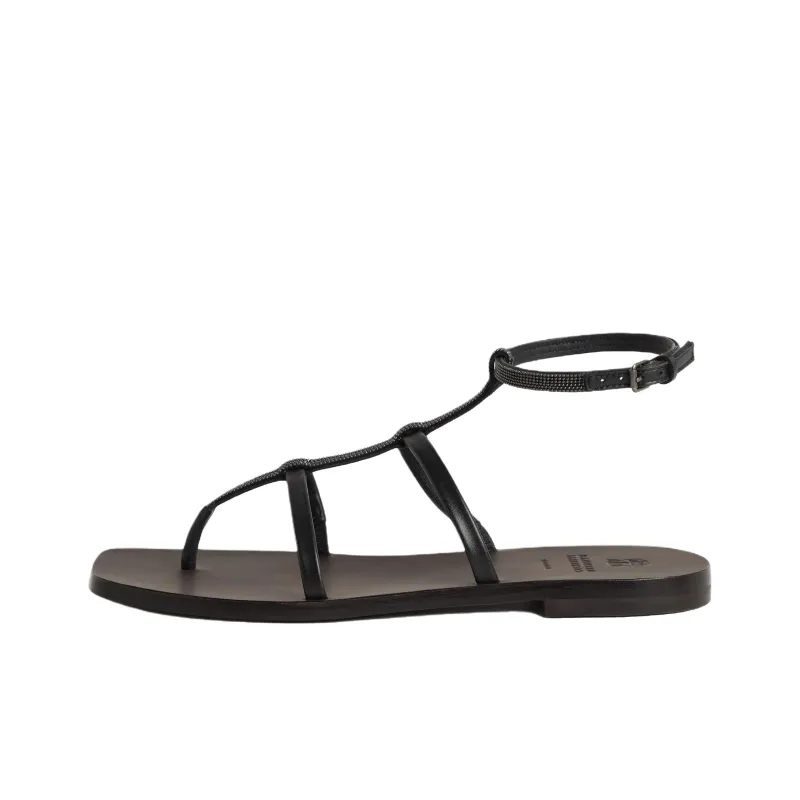 Brunello Cucinelli Leather Sandals Women's-0