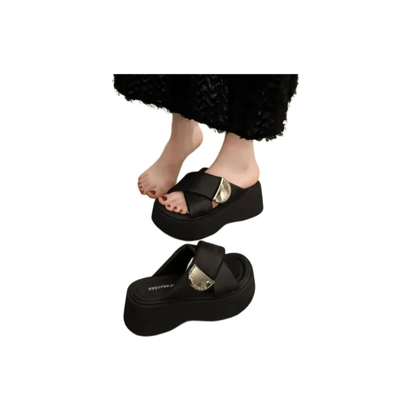 ALPLUME Slippers Silver Green Black-12