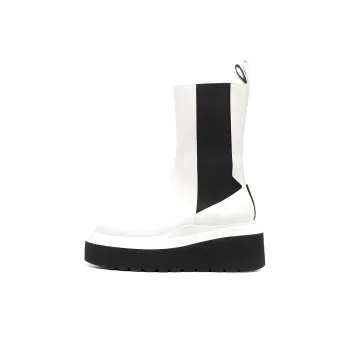 3Juin Two-tone Wedge Chelsea Boots