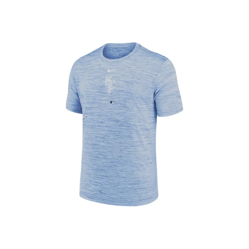 Nike Kansas City Royals City Connect Practice Velocity T-Shirt Men's Sky Blue-0