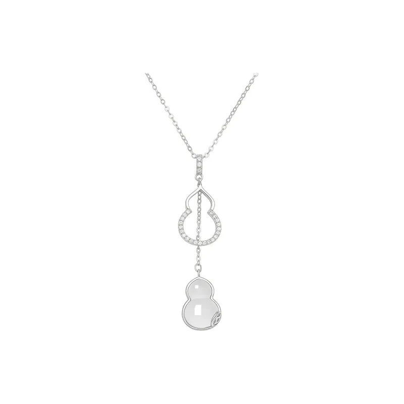 Shang Qianyi Chalcedony Jade Necklaces Women's-0