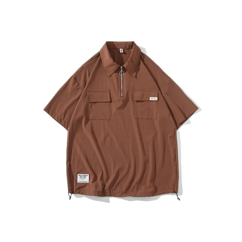 YooMore Drop Shoulder Sleeve T-Shirt Unisex-8
