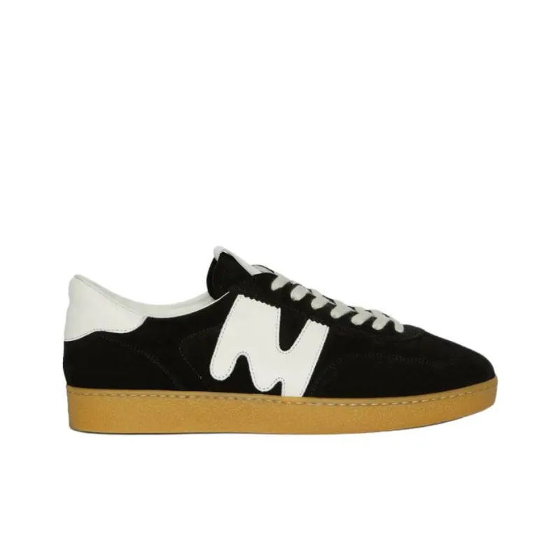 MSGM Retró Trainer Low Top Skateboard Shoes Men's Black-1