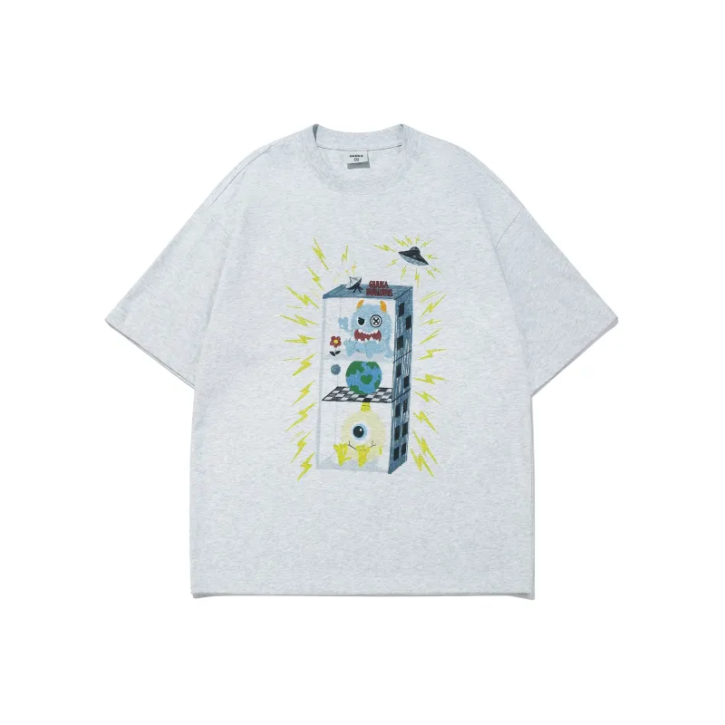 Guuka Short Sleeved T Shirts Men's Light Heather Gray-0