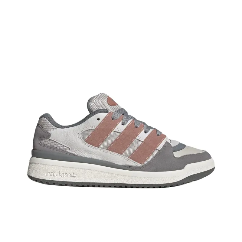 Adidas Originals FORUM Anti Slip Wear Resistant Low Top Vintage Basketball Shoes Unisex White-1