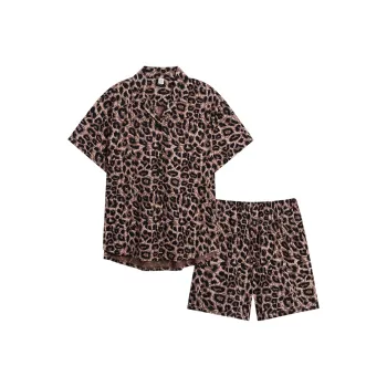Sha Qian Pajama Set Women's Khaki