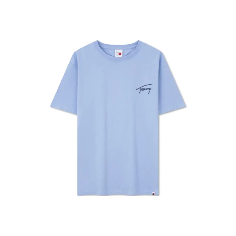 Tommy Hilfiger Logo embroidered T shirt-20