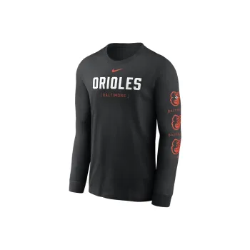Nike Baltimore Orioles Cooperstown Knockout Men's Nike Mlb Long Sleeve T Shirt