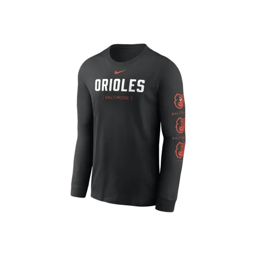 Nike Baltimore Orioles Cooperstown Knockout Men's Nike Mlb Long Sleeve T Shirt