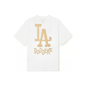 MLB Los Angeles Dodgers T Shirts Unisex Ecru