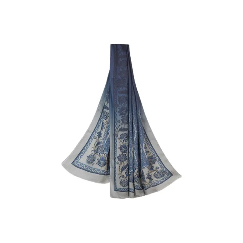 ETRO Printed Fringed Edge Shawl-1