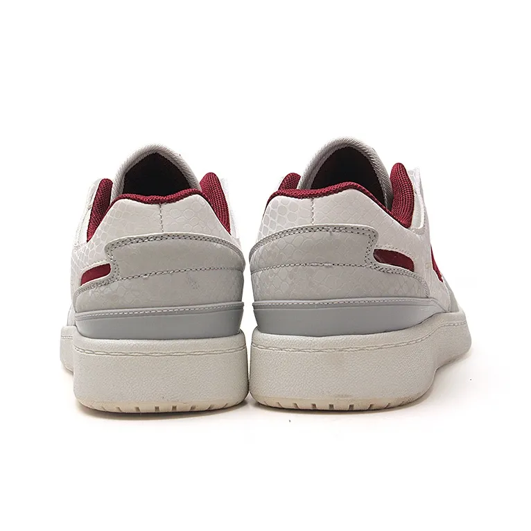 STUR YSN Wear resistant And Lightweight Low Top Skateboard Shoes Unisex White Purple Red-4