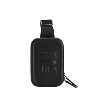 FILA Polyurethane Sling Bag Mini Unisex Jet Black
