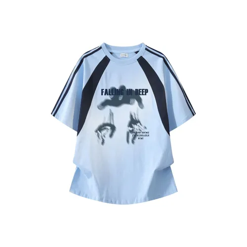YOSICIL T Shirt Unisex Sky Blue