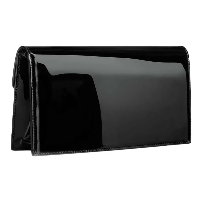 CL LUBOTING Leather Eveningwear Bag Handbag Shoulder Bag Clutch Women's Black-2