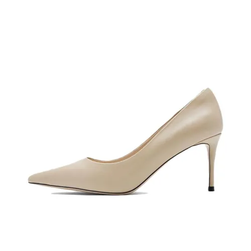 NINE WEST Slim Heel High Heels 7.5cm Women's Nude Pink