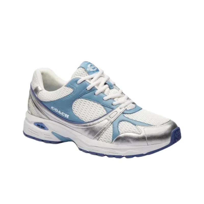 COACH Low Top Casual Shoes Men's Blue-2