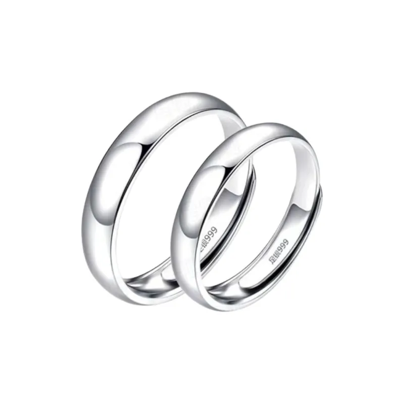 BMK S999 Fine Silver Rings Unisex-5