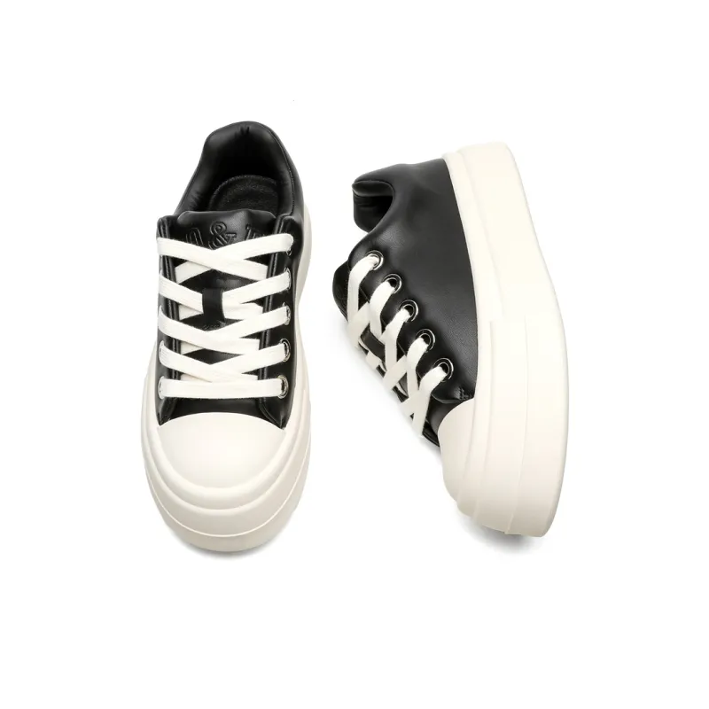 Rummaden Low Top Skateboard Shoes Unisex Black-3