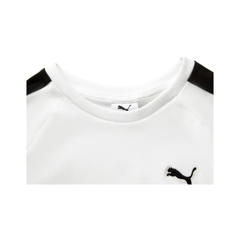 PUMA T7 Raglan Sleeve T Shirt Women's White-6