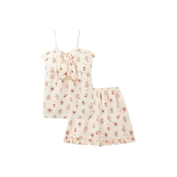 Sleeping Beauty Pajama Set Women's Ivory