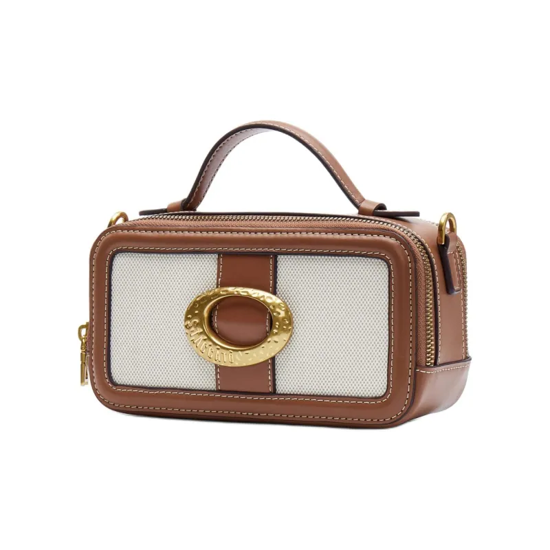 Staccato Fabric Handbag Trumpets Women's Terracotta Brown-1