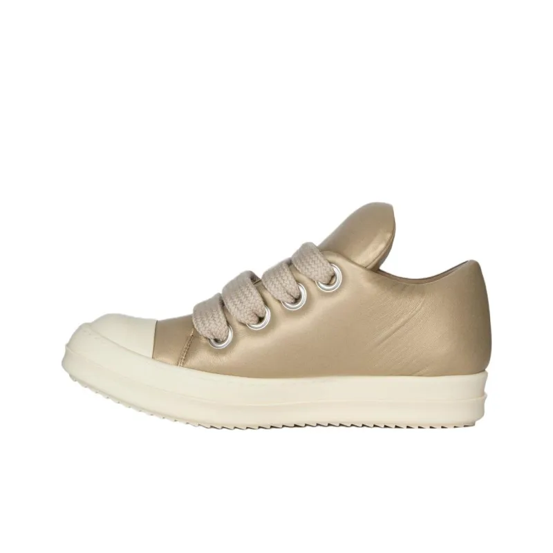RICK OWENS/RO Low Top Skateboard Shoes Women's Gold-0