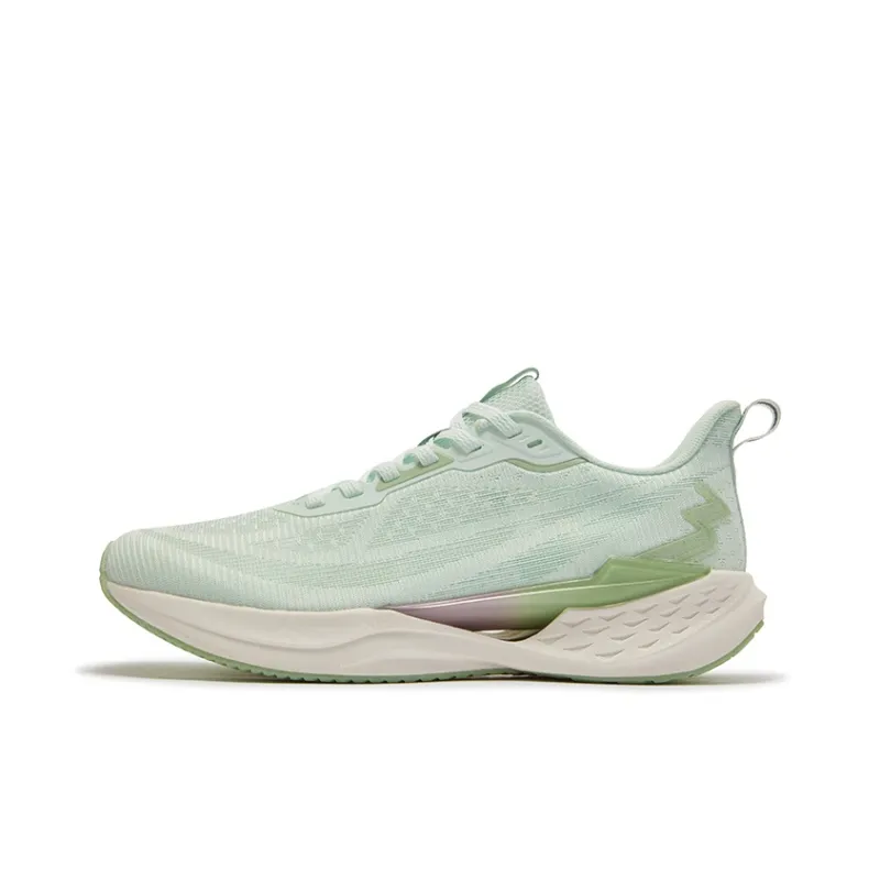 361° Abrasion Resistant Breathable Slip Resistant Low Top Casual Running Shoes Women's Green-0