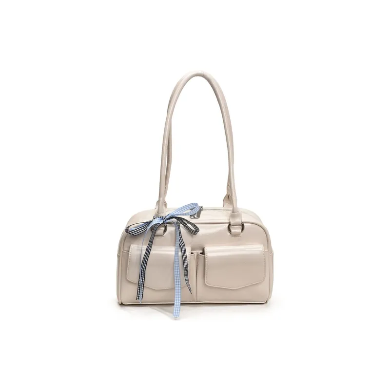 MingLu PU Bowling Bag, Shoulder Bag Women's Multicolor-7