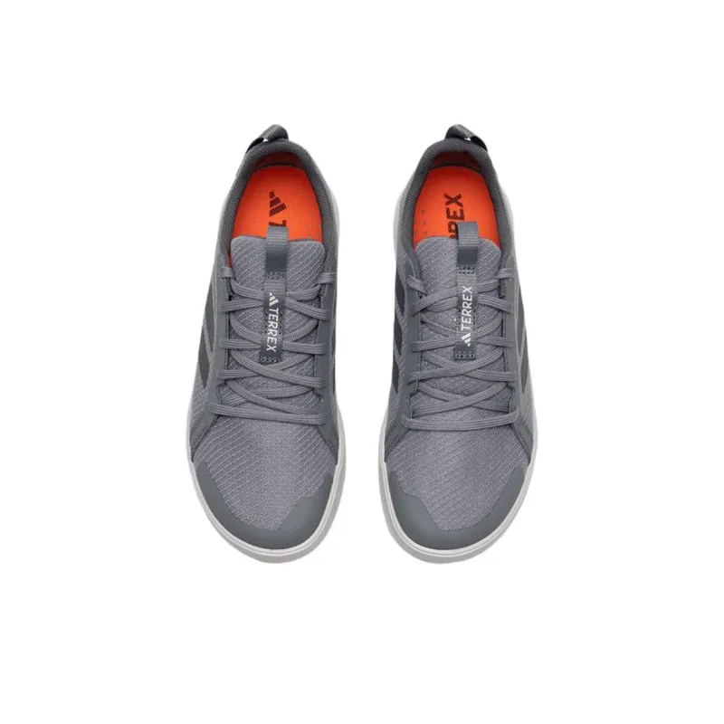 Adidas Terrex Boat Anti Slip Wear Resistant Low Top Trekking Shoes Unisex Gray-2