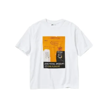 Jean michel Basquiat X UNIQLO Basquiat Collaboration T Shirts Unisex White