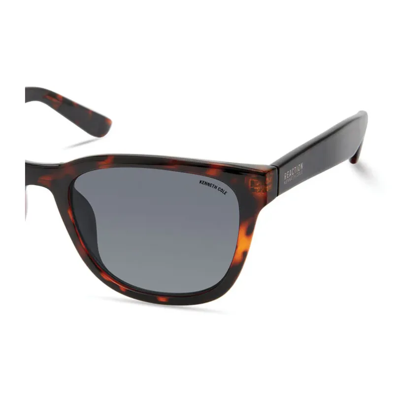 KENNETH COLE Injection Molded Irregular Shape Sunglasses Men's Brown-2