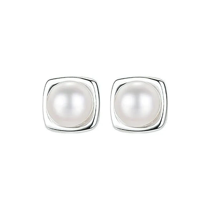 CHOW TAI KING Pearl Stud Earrings Women's-0