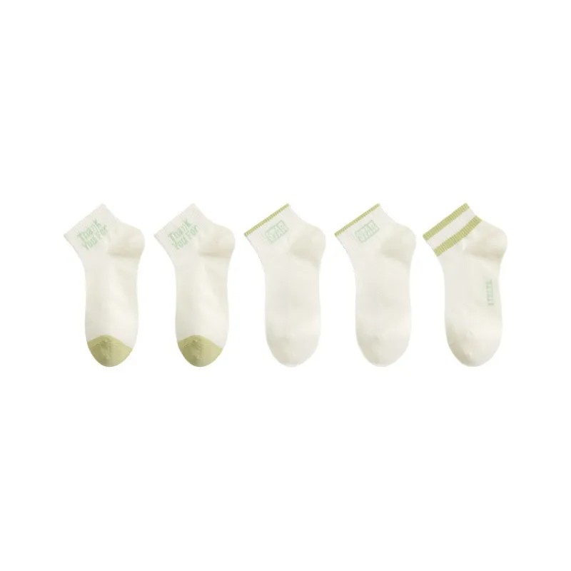 MIIOW Ankle Socks Women's 5 Pack-5
