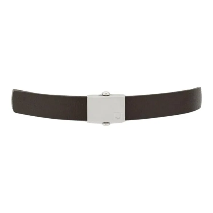 FERRAGAMO Cow Leather Belts Men's Light Gray -0