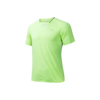 Anta Running Collection Raglan Sleeve T Shirt Men's Elf Yellow