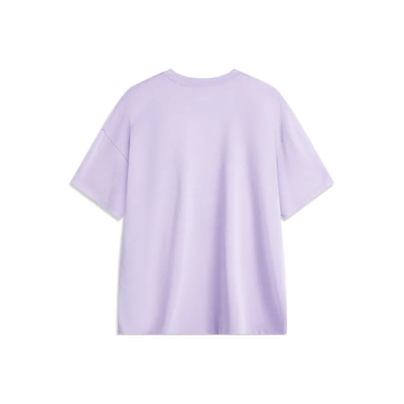 LiNing Sports Life Collection T Shirt Women's Vero Rose Purple-1