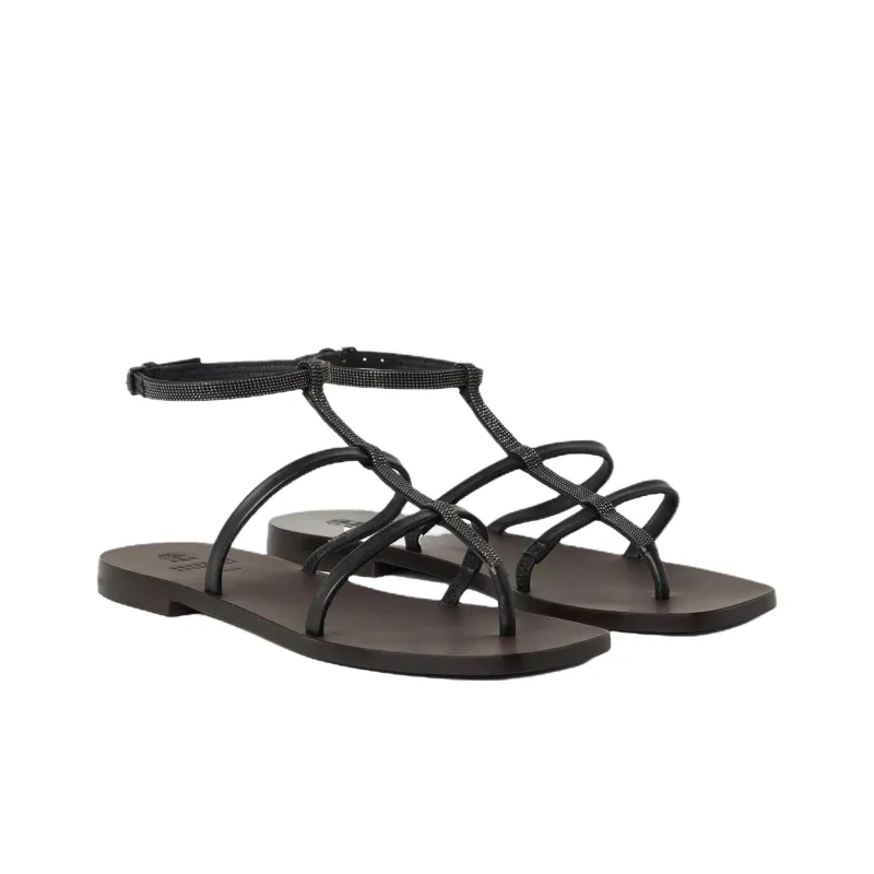 Brunello Cucinelli Leather Sandals Women's-1