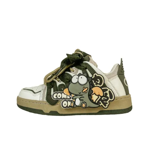 A&M Anti Slip Wear Resistant Low Top Skateboard Shoes Women's Olive Green
