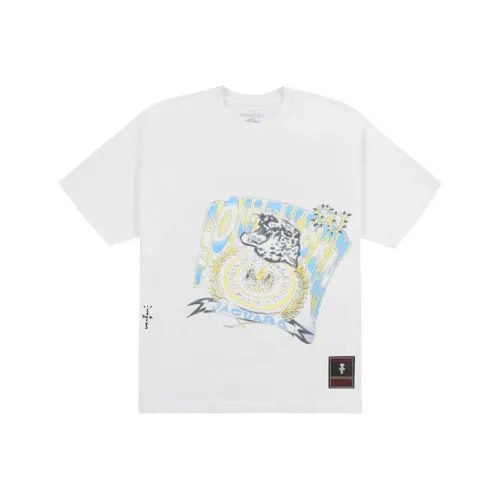 Travis Scott X Mitchell & Ness Southern University Jaguars Hand Drawn T Shirt