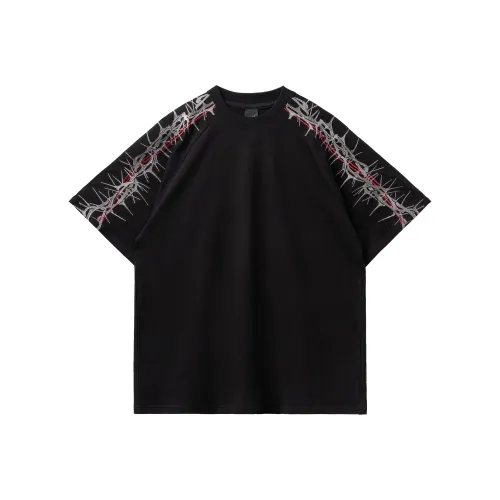 PILOTDRAGON 100% Cotton Crew Neck T Shirt Unisex Black