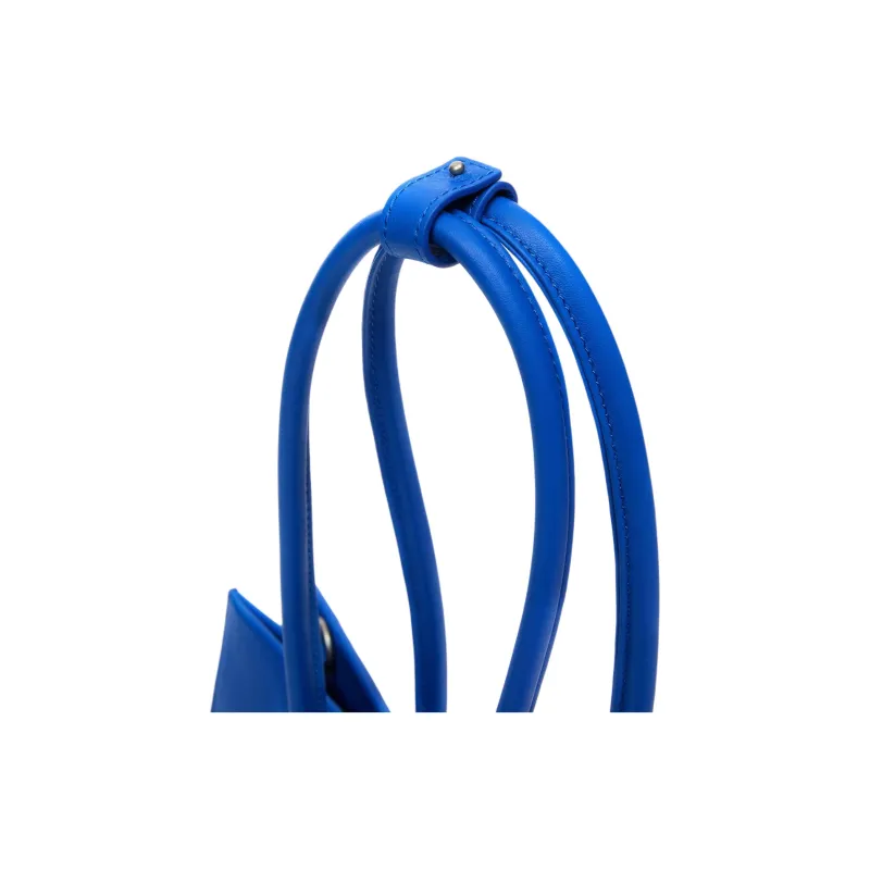 ADER ERROR Cow Leather Tote Bag, Shopping Bag, Shoulder Bag Women's Blue-6