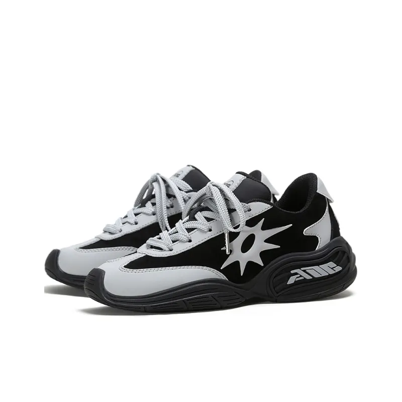 ADCDAVINCI Sun Collection Anti Slip Wear Resistant Low Top Chunky Sneakers Unisex Paris Gray-2
