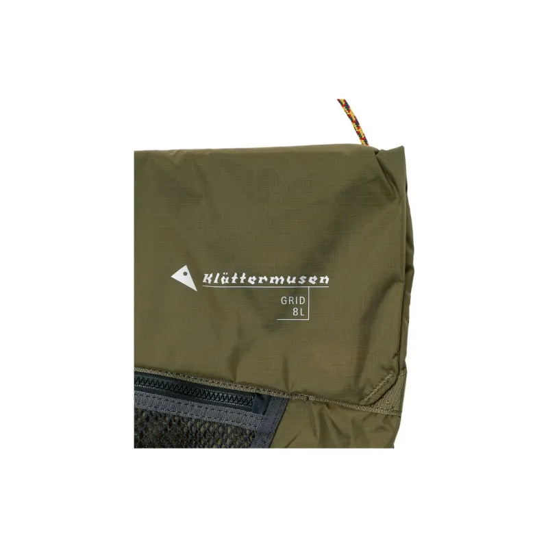 KLATTERMUSEN Recycled Polyamide Messenger Bag Shoulder Bag Unisex Olive-4