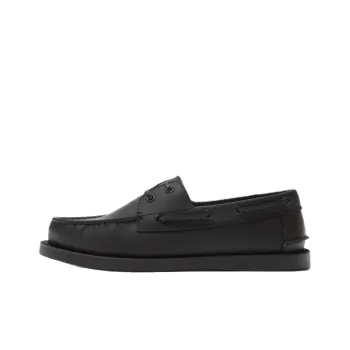 ZARA Boat Shoes Men Black