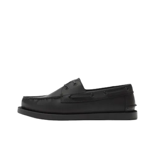 ZARA Boat Shoes Men Black