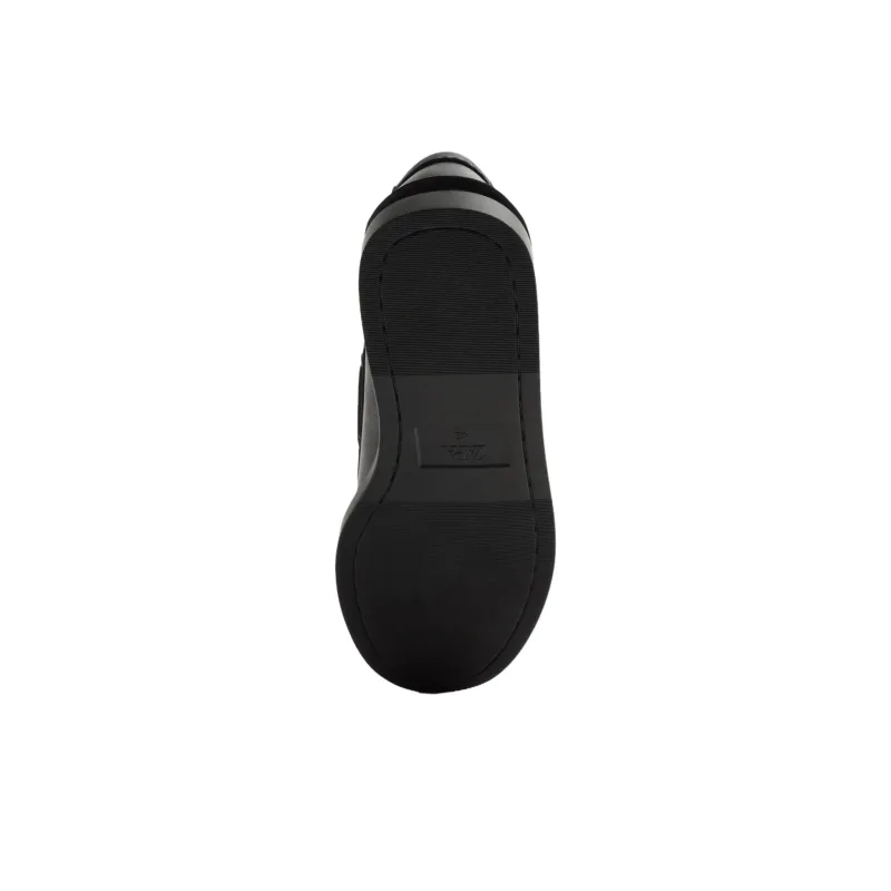 ZARA Boat Shoes Men Black-4