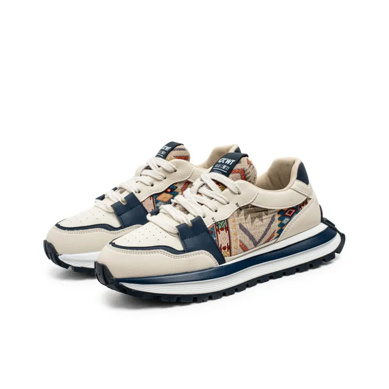 Team Bees Abrasion Resistant Slip Resistant Low Top Chunky Sneakers Men's-5