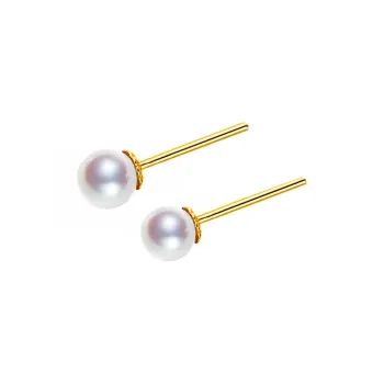 ZHOUBAIFU Pearl Stud Earrings Unisex