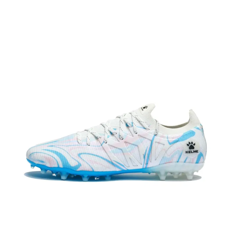 KELME Speed Electric 3.0 MG Rubber Short Studs Anti Slip Wear Resistant Soccer Shoes Unisex White Multicolor-0